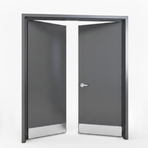 5’0” x 6’8” HM Double Hollow Metal Doors – Commercial Steel Doors (Two Doors 2’6” x 6’8”)