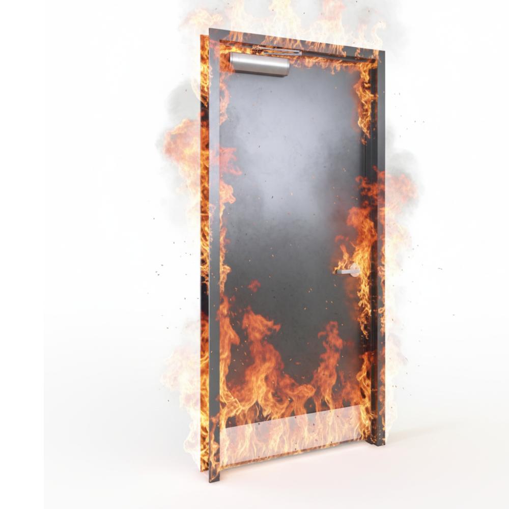 90 Minute Fire Rated 3’0” x 6’8” HM Hollow Metal Door (36” x 80”)