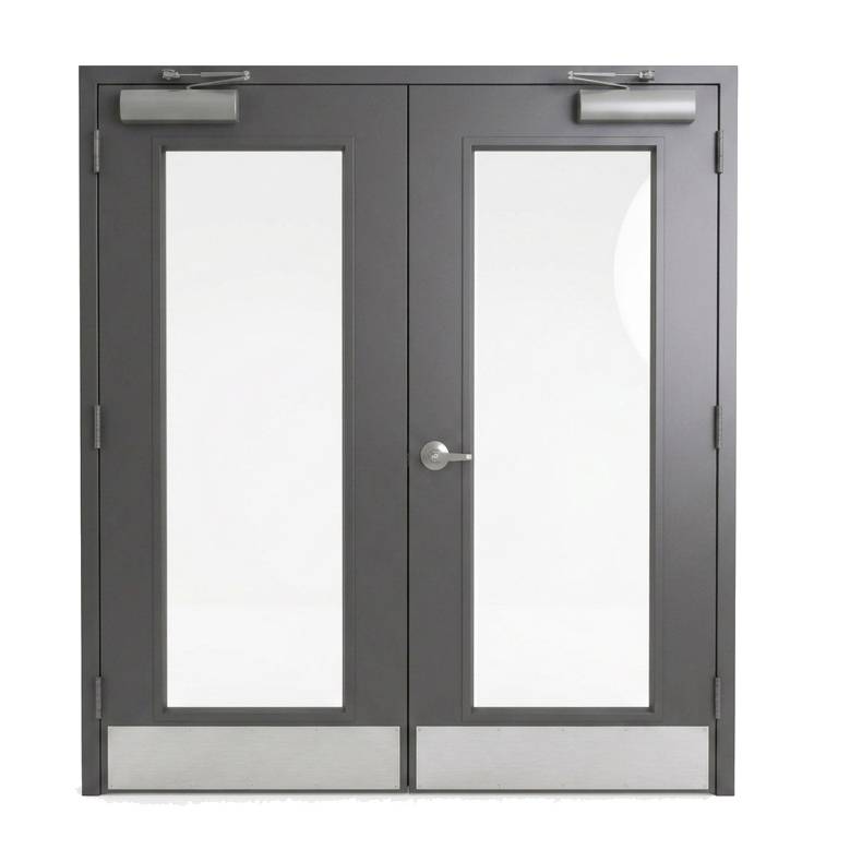 6’0” x 6’8” HM Double Hollow Metal Doors – Commercial Steel Doors (Two Doors 3’0” x 6’8”) - Image 8