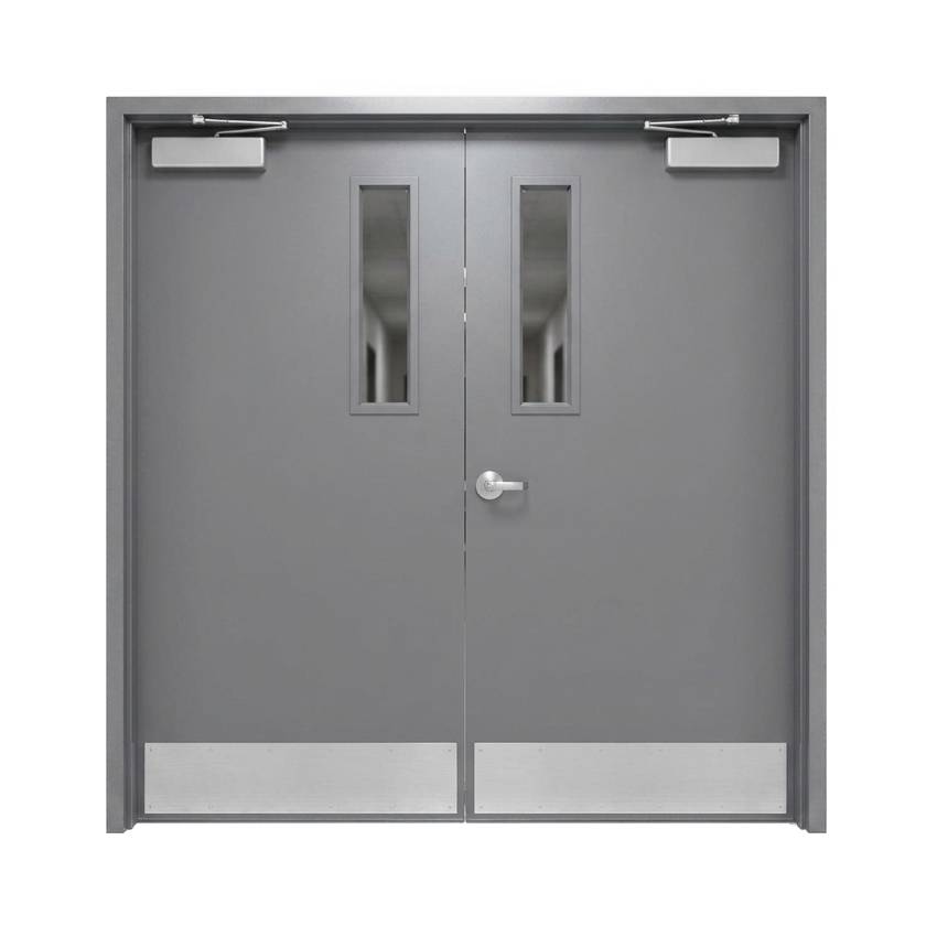 6’0” x 6’8” HM Double Hollow Metal Doors – Commercial Steel Doors (Two Doors 3’0” x 6’8”) - Image 4