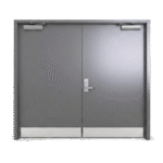 7’0” x 6’8” HM Double Hollow Metal Doors – Commercial Steel Doors (Two Doors 3’6” x 6’8”)