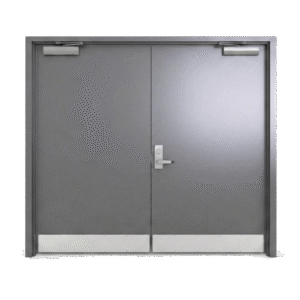7’0” x 6’8” HM Double Hollow Metal Doors – Commercial Steel Doors (Two Doors 3’6” x 6’8”)